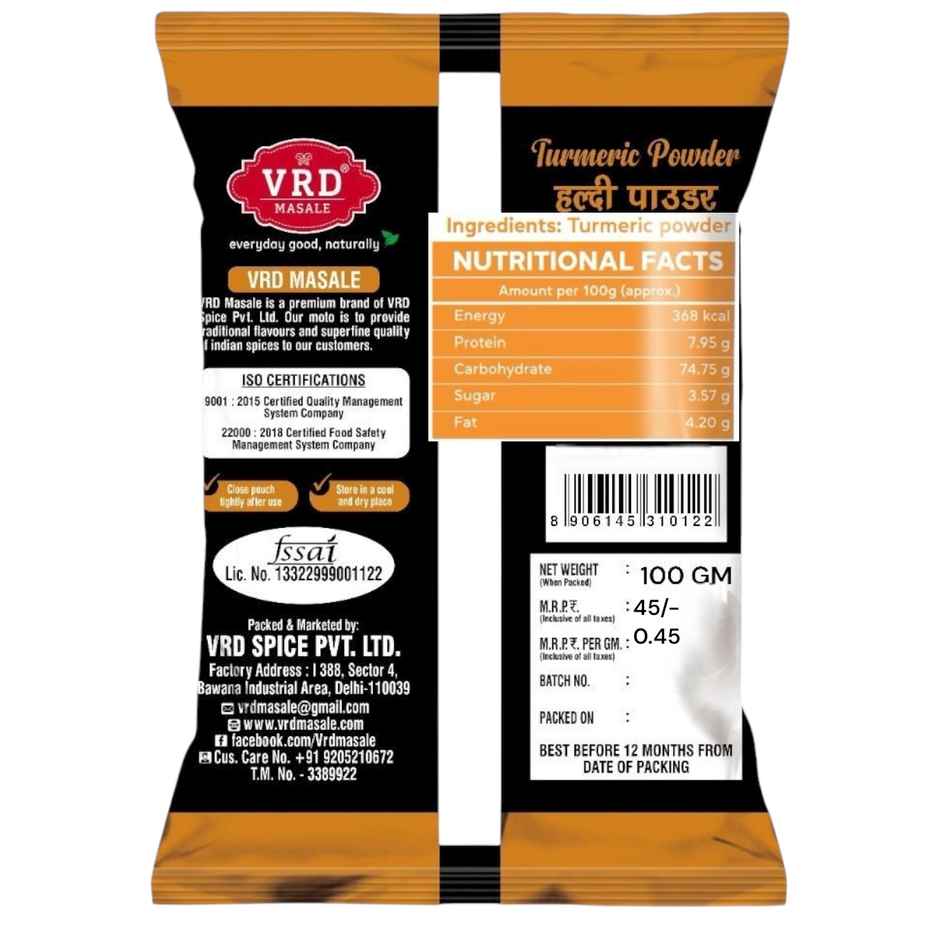 VRD Masale Turmeric Powder