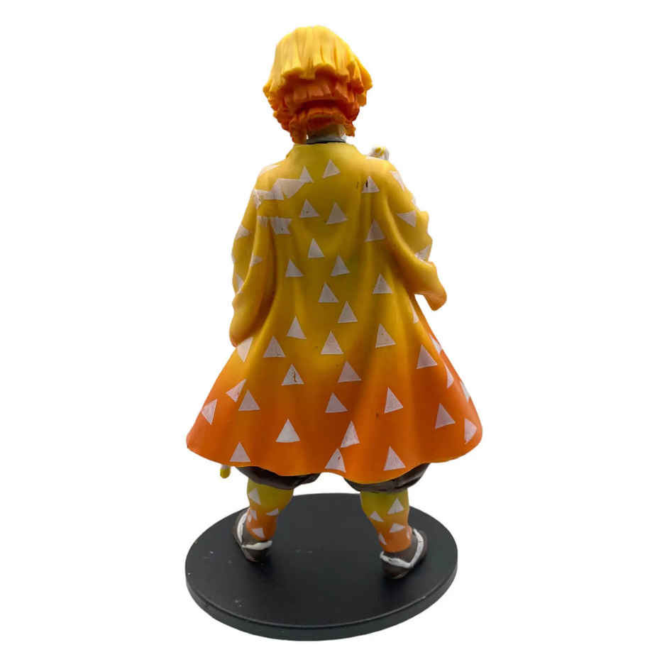 Awestuffs Zenitsu Demon Slayer Action Figure Limited Edition for Car Dashboard