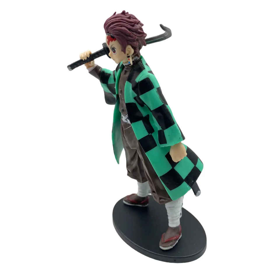 Awestuffs Tanjiro Demon Slayer Action Figure Limited Edition for Car Dashboard