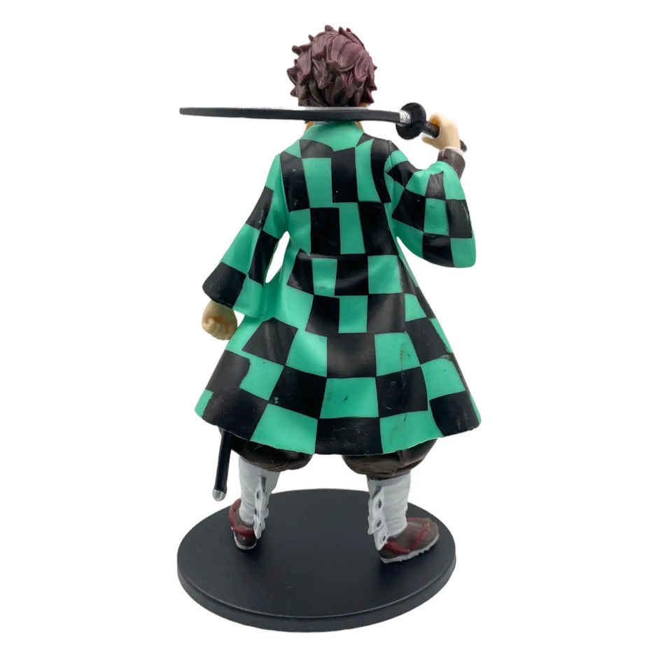 Awestuffs Tanjiro Demon Slayer Action Figure Limited Edition for Car Dashboard