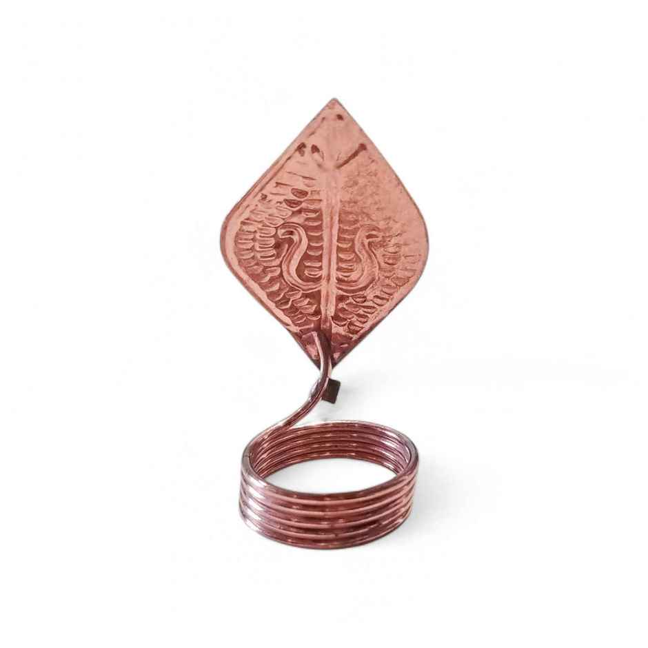 Copper Snake - 3 inch | Solid & Well-Defined for Home or Temple | Svasti