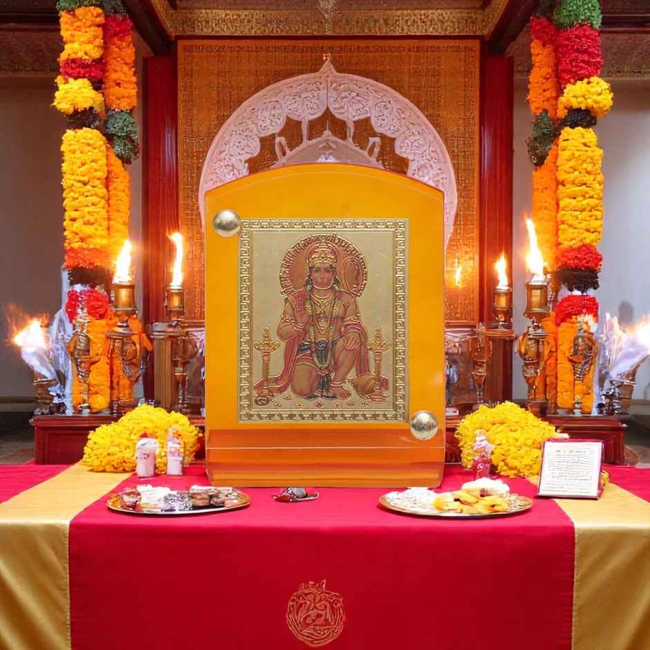 Divine Vibes Hanuman Ji Photo Frame for Car Dashboard