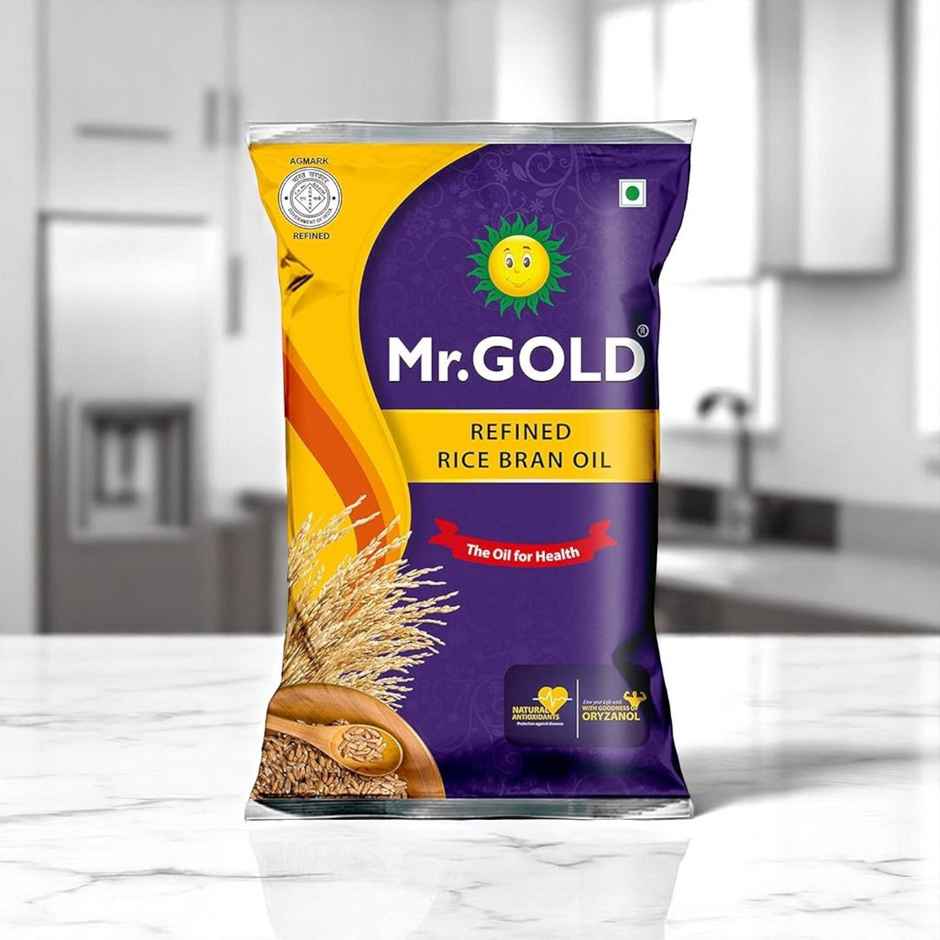 Mr.Gold Refined Rice Bran Oil Pouch