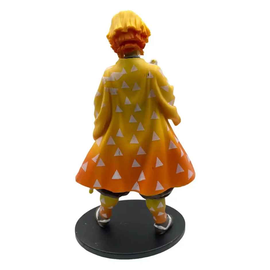 Awestuffs Zenitsu Demon Slayer Action Figure Limited Edition for Car Dashboard