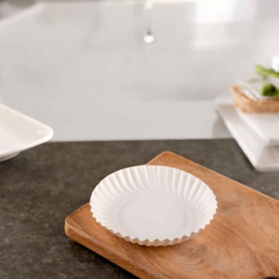 Plain Paper Plate | 7 inch | Pack of 50 | BAY6