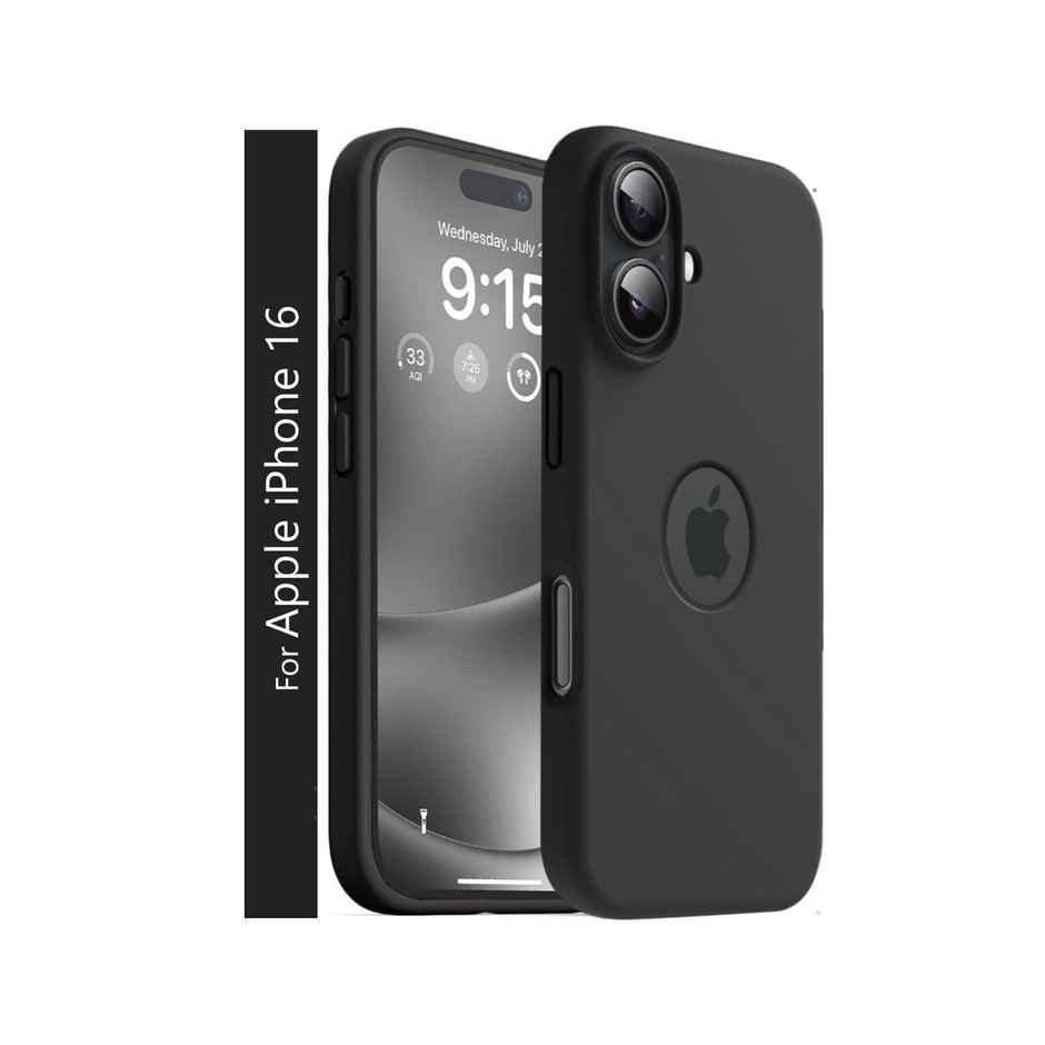 Kwine Case Apple iPhone 16 Back Cover - Soft Silicone Case