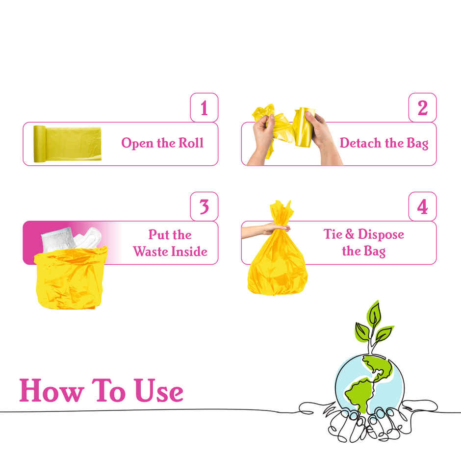 Smart One Hygiene Bag Roll - Small - 12 x 16 Inch