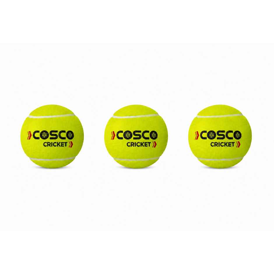 Cosco Cricket Light weight Tennis Ball, pack of 3