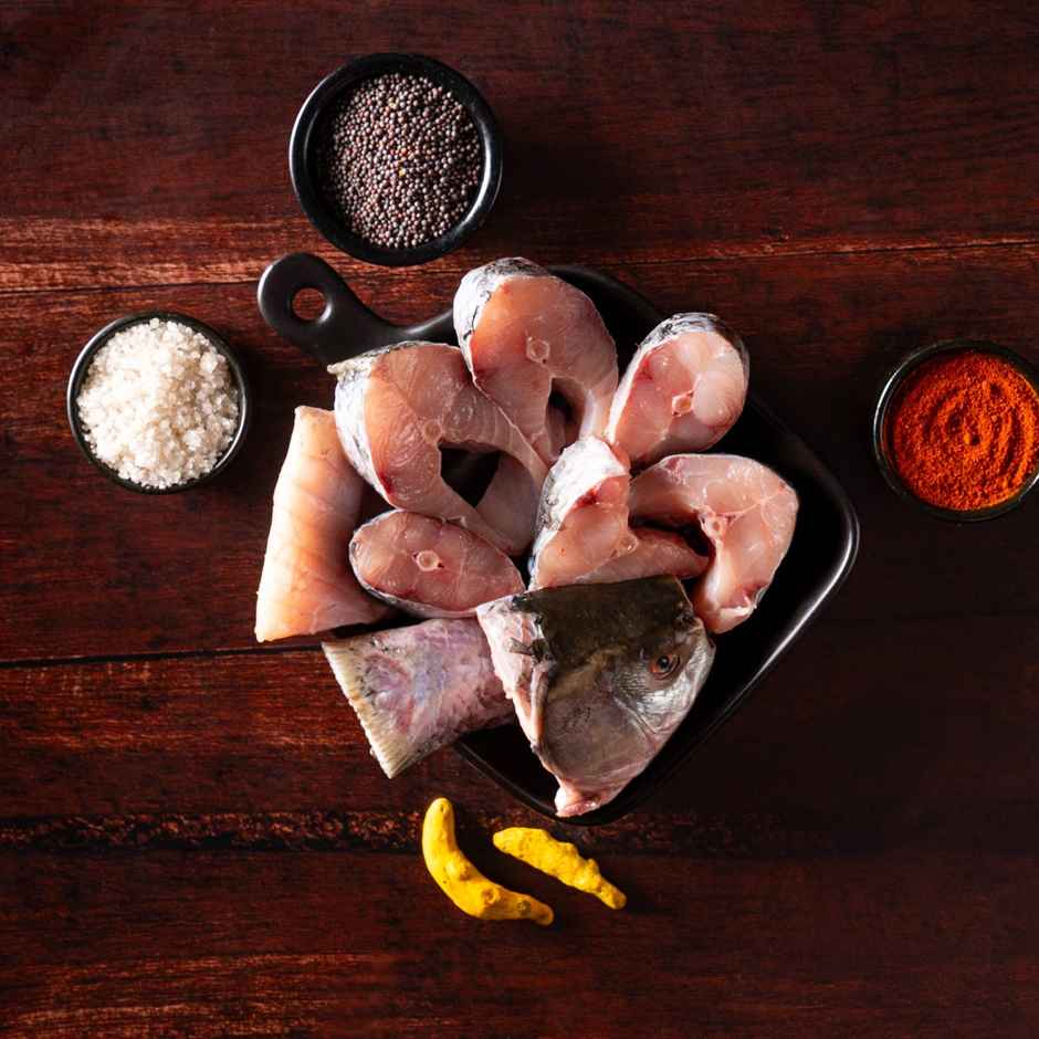 Relish Rohu Curry Cut With Head Combo
