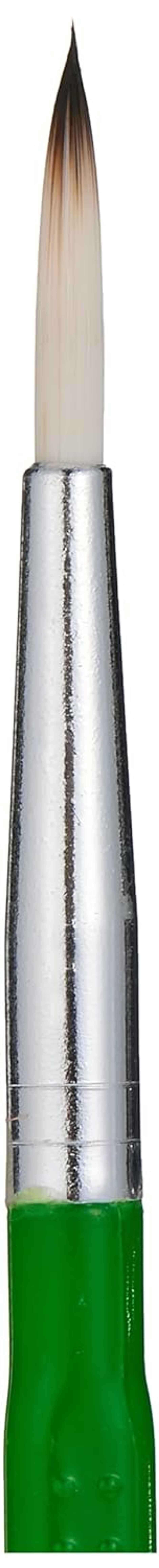 Faber-Castell Paint Brush| Tri Grip Synth Hair Round| Assorted Set of 7 (No. 0| 2| 4| 6| 8| 10| 12)