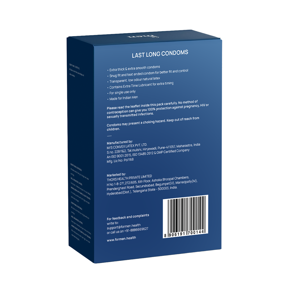 ForMen JOYMAX Last Long Delay Condoms | For Climax Delay & Comfort