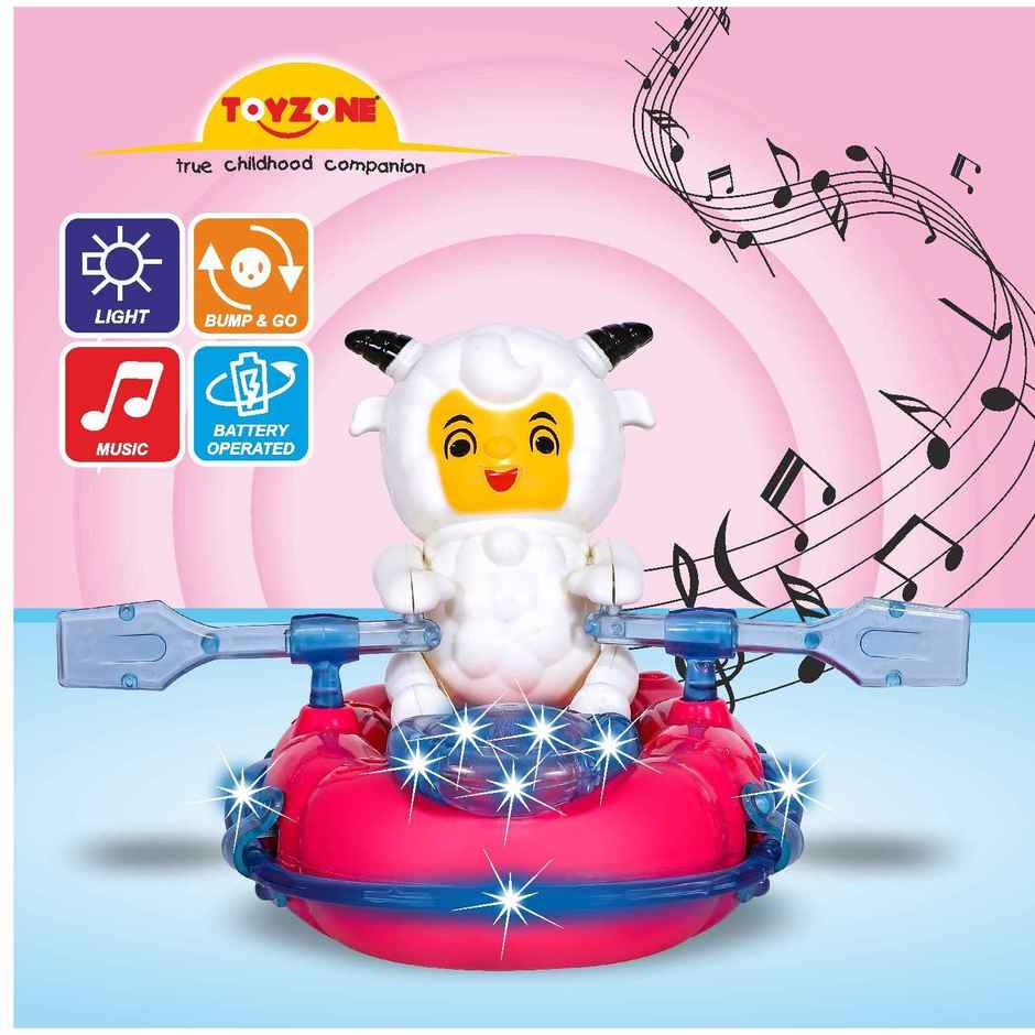 Toyzone Sheep On Boat Bump and Go