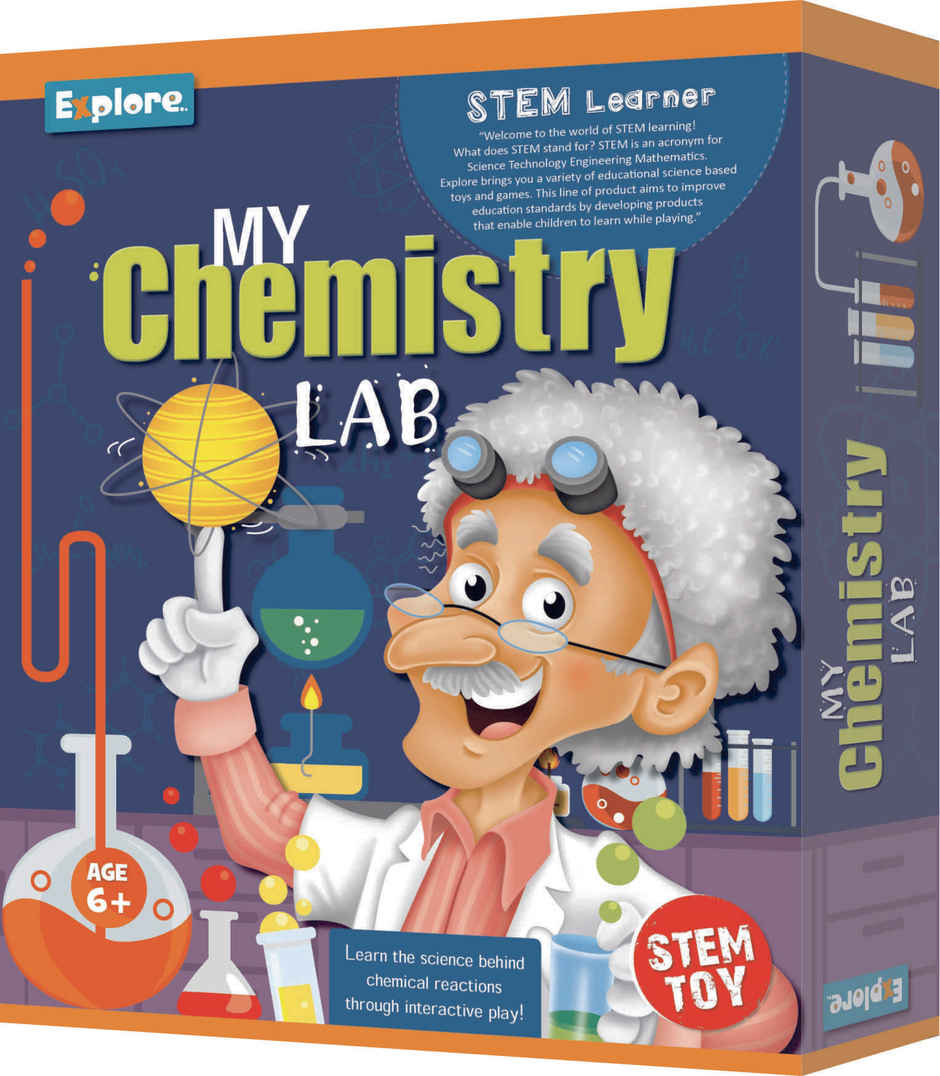 Hamleys Explore - My Chemistry Lab Science Kits for Kids | STEM Toy