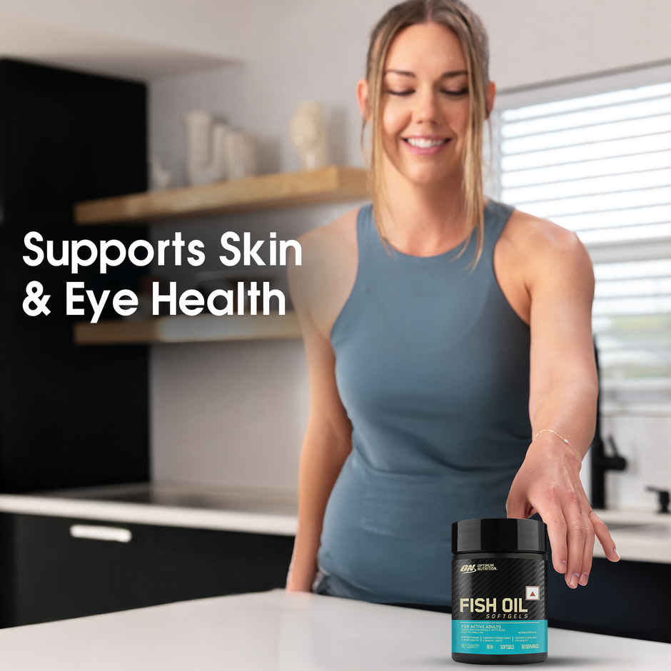 Optimum Nutrition Fish Oil 60 Capsules 1000 mg Fish Oil 180 mg EPA 120 mg DHA