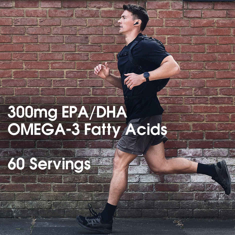 Optimum Nutrition Fish Oil 60 Capsules 1000 mg Fish Oil 180 mg EPA 120 mg DHA