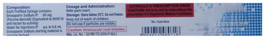 Lonopin 60mg Injection