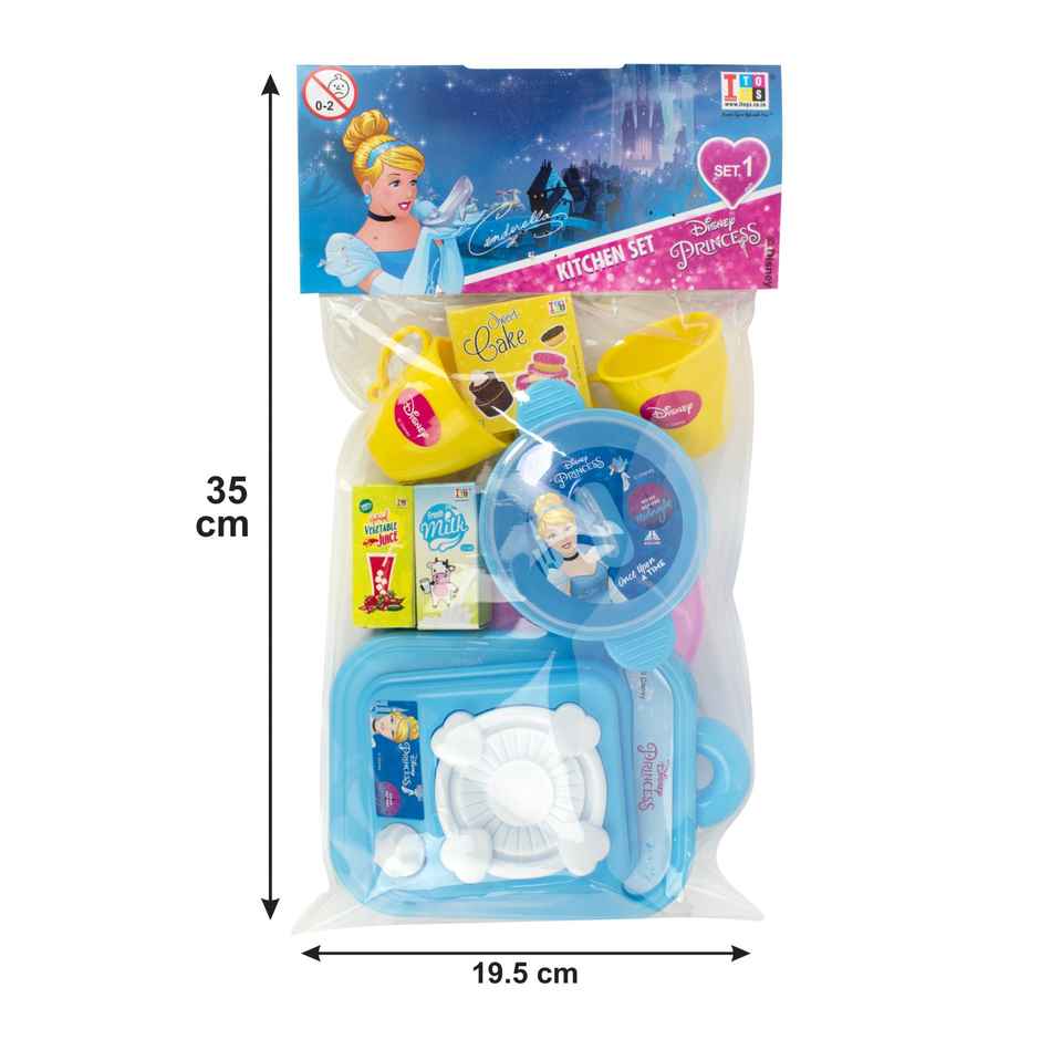 Itoys Kitchen Set 1-princess Cinderella (Colour May Vary)