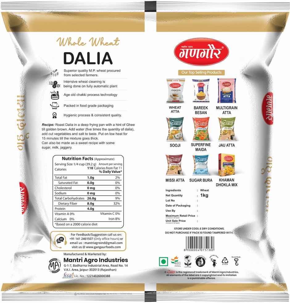Gangaur Wheat Dalia