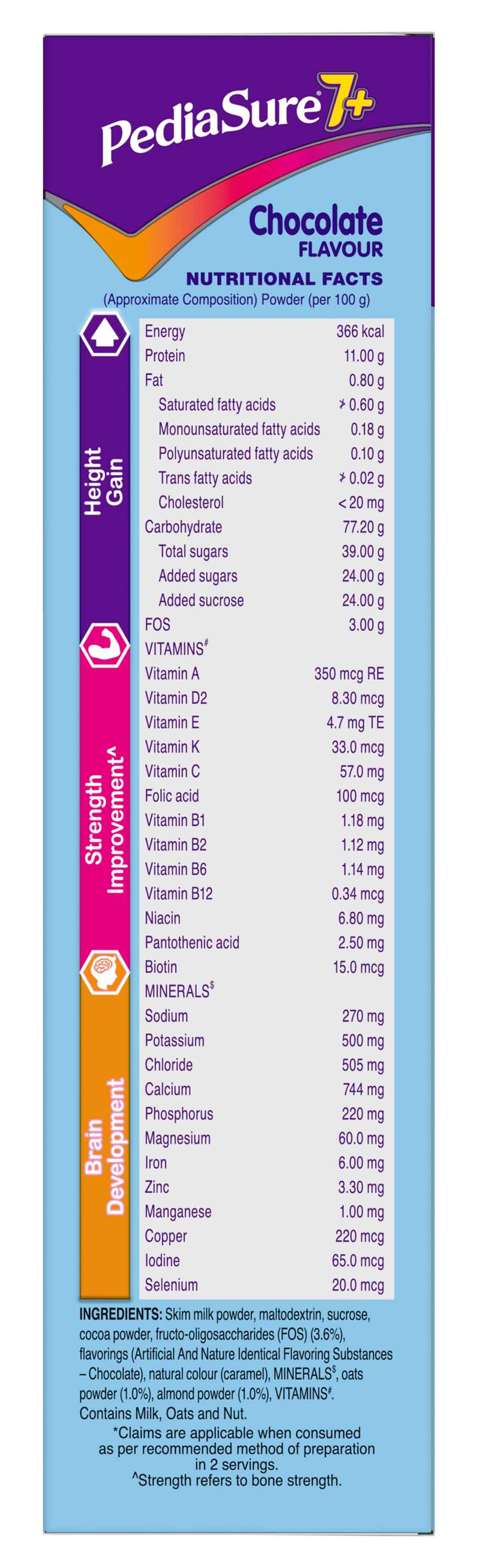 PediaSure Chocolate Drink Mix | For 7+ years Kids
