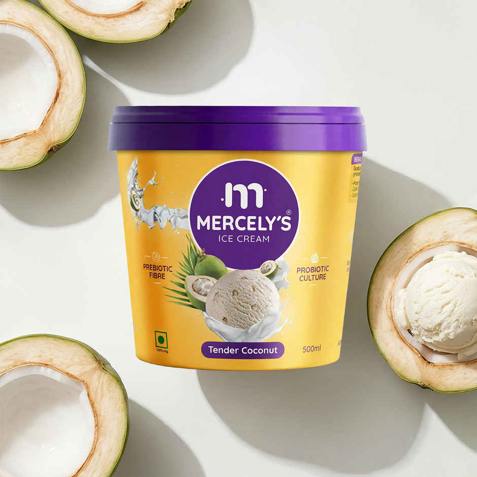 Mercely's Premium Tender Coconut Family Pack Ice Cream Tub