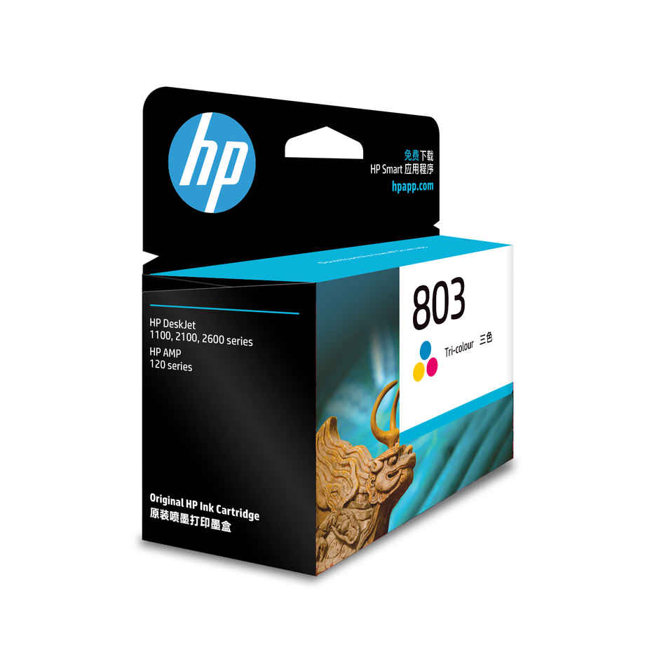 HP 803 Tri-color Ink Cartridge
