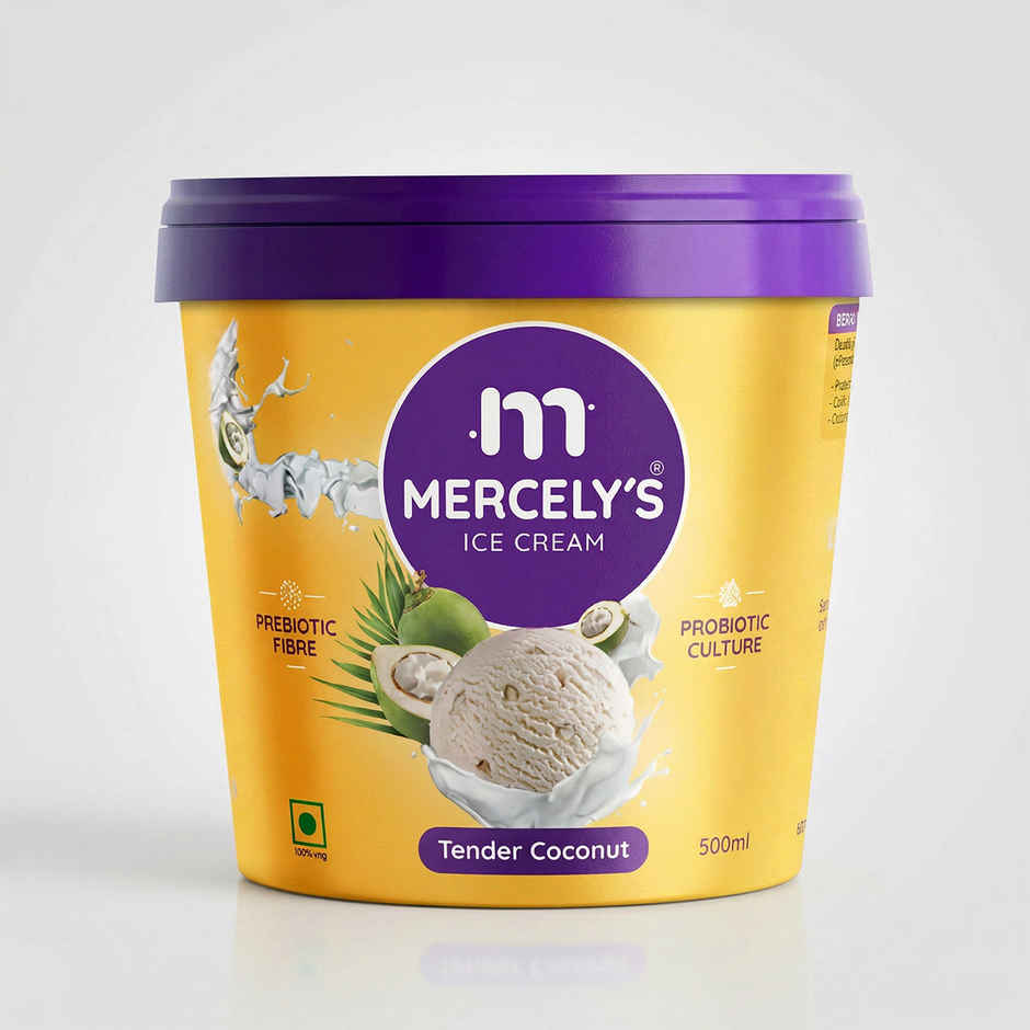 Mercely's Premium Tender Coconut Family Pack Ice Cream Tub