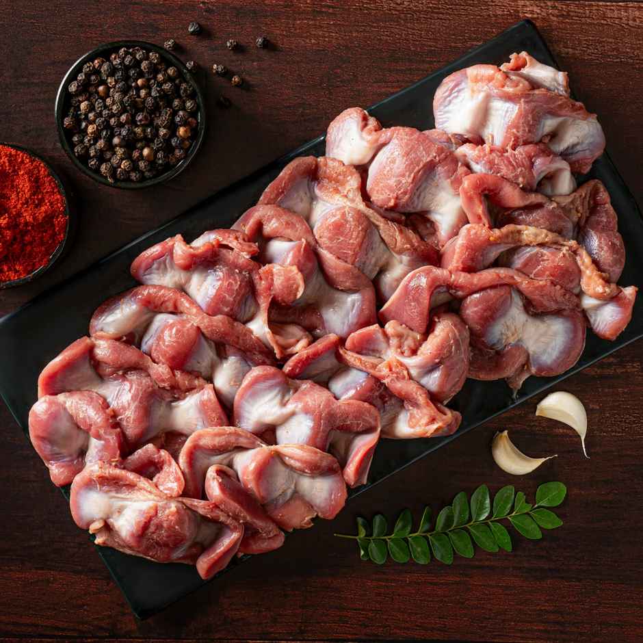 Relish Chicken Gizzard | Energy - 235 kcal | Protein - 43 g (18%)