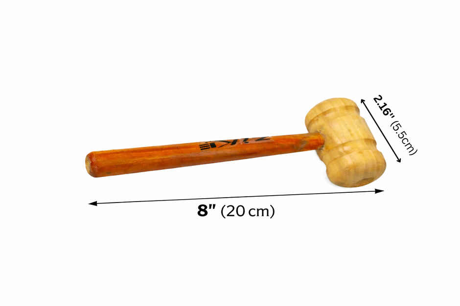 Zike Wooden Cricket Bat Mallet (Stroke Hammer)