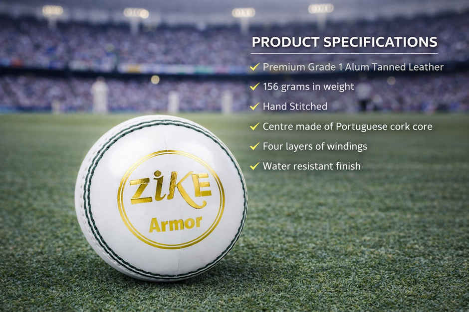 Zike Armor Leather Ball (White)