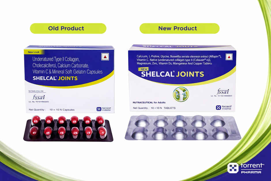 Shelcal Joints Soft Gelatin Capsule For Bone Joint Muscle Care