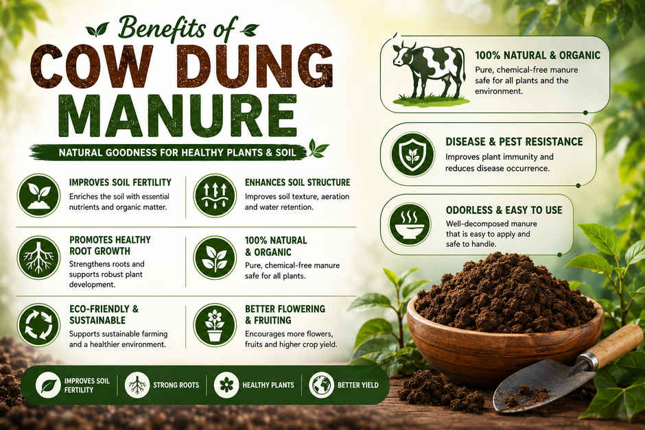 Gardens Coir Natural Organic Manure for Sustainable Gardening