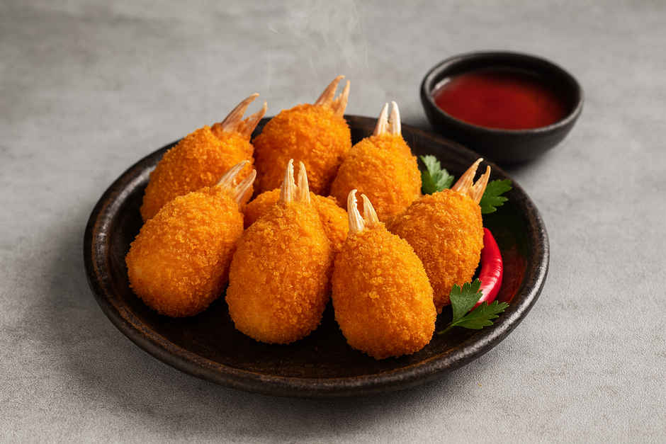 Gadre Surimi Crab Claw Amritsari | No Added Preservatives | Seafood | Ready To Fry Non Veg Snack