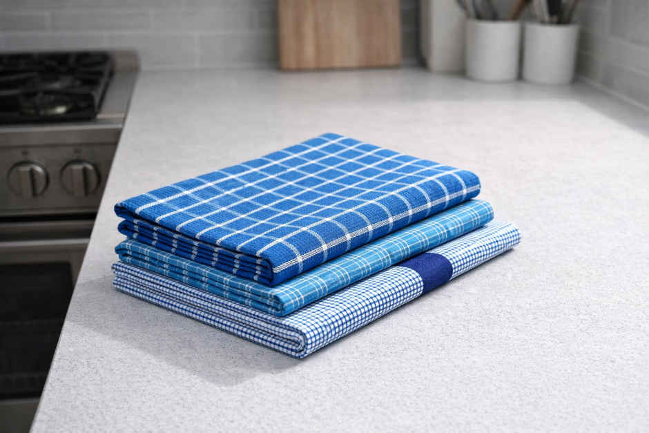 HD Creations Kitchen Towel | Blue - 40 x 60 cm Combo