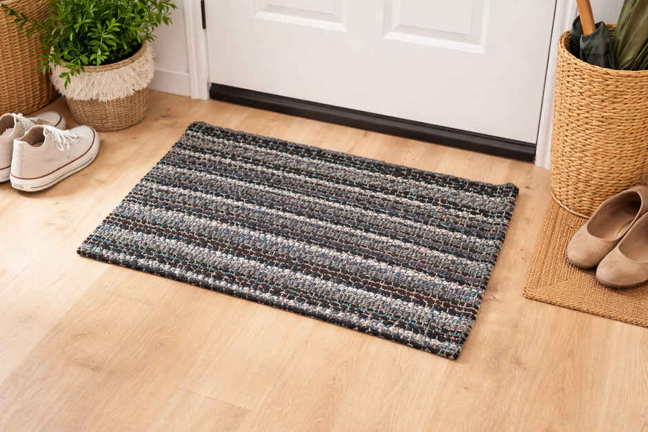 Elegant Weavers EW Loops Floor Mat (Colour May Vary) Combo