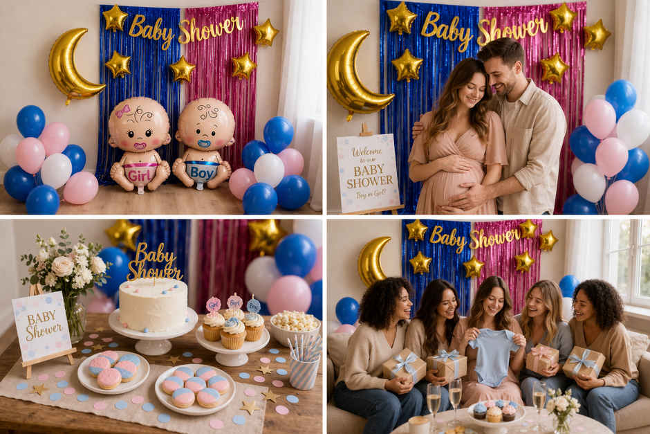 Baby Shower Decoration Kit for Mom To Be Party with Banners & Balloons | BeyondLuv