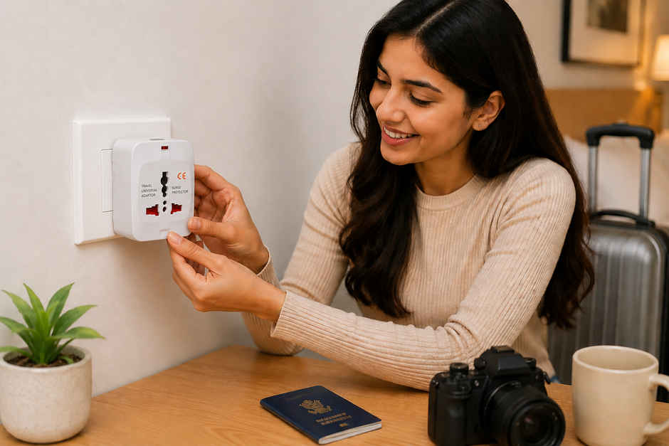 Jags Universal Type C Travel Adpter | With 1 Usb Support