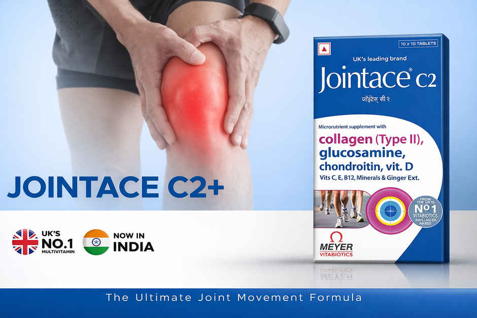 Jointace C2 Plus Tablet with Collagen Type 2 Glucosamine Rosehip Extract Vitamin D Ginger Extract