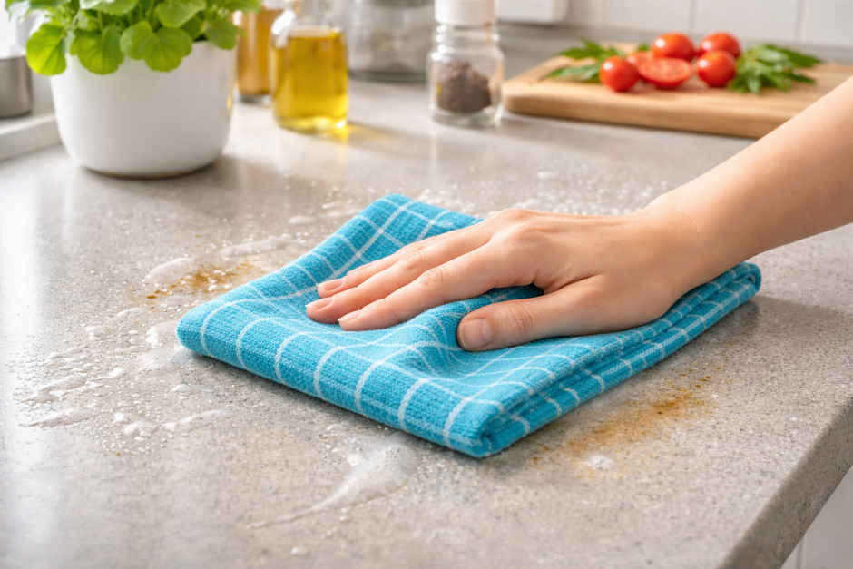 HD Creations Kitchen Towel | Blue - 40 x 60 cm Combo