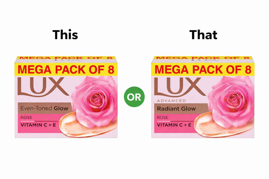 Lux Even-Toned Glow Bathing Soap infused with Vitamin C & E For Superior Glow Offer