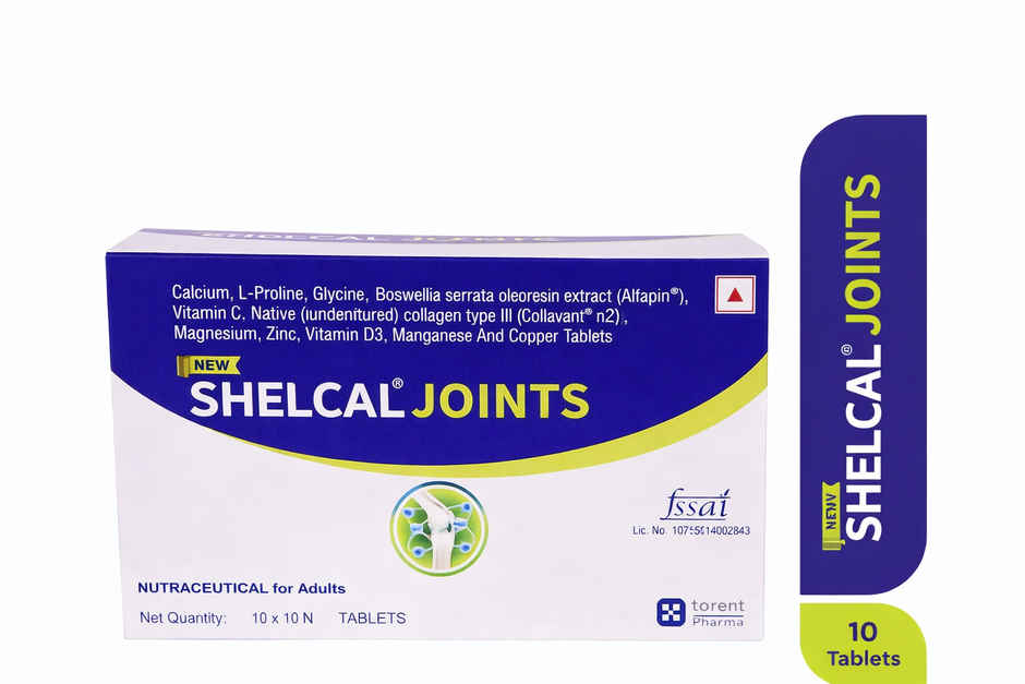 Shelcal Joints Soft Gelatin Capsule For Bone Joint Muscle Care