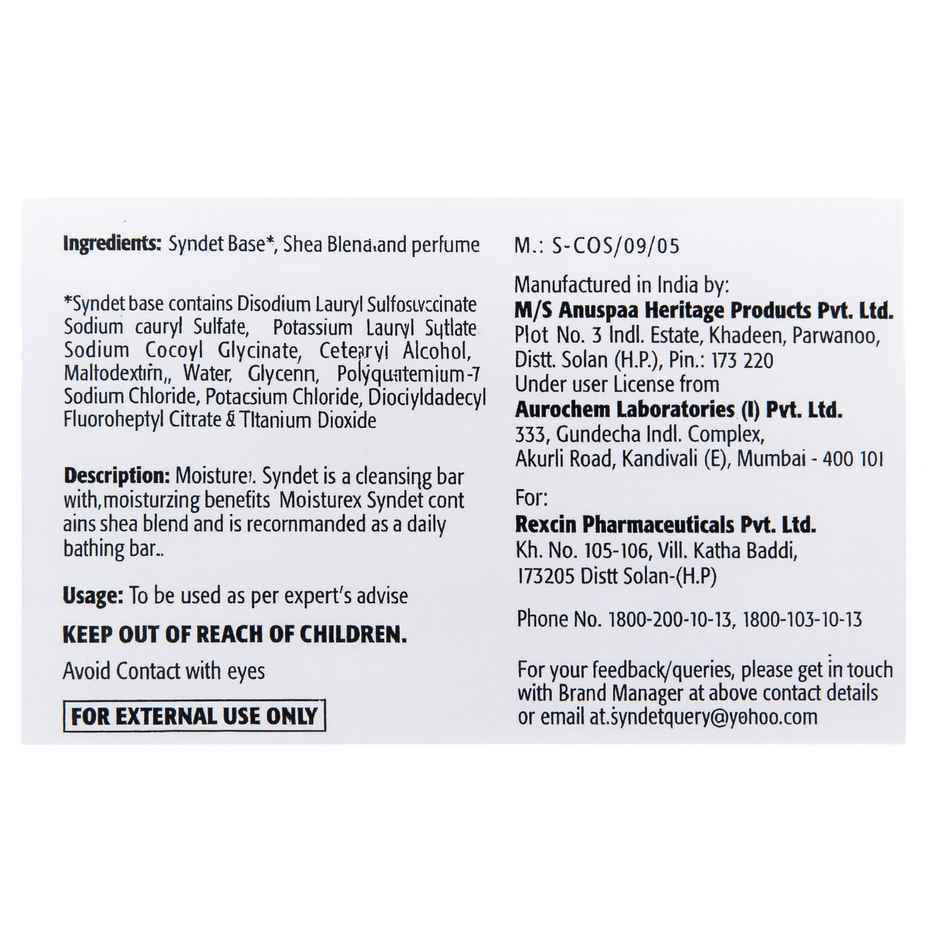 Moisturex Syndet Bathing Bar