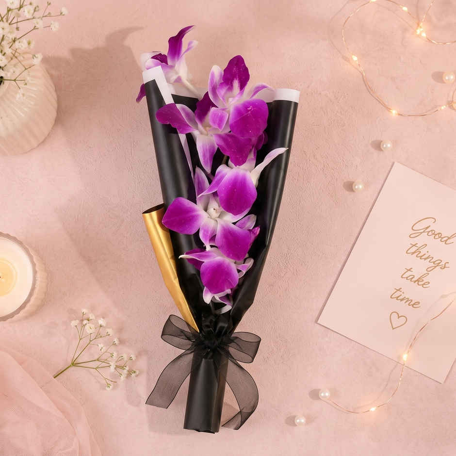 Spl Single Orchid Bouquet | Gifting