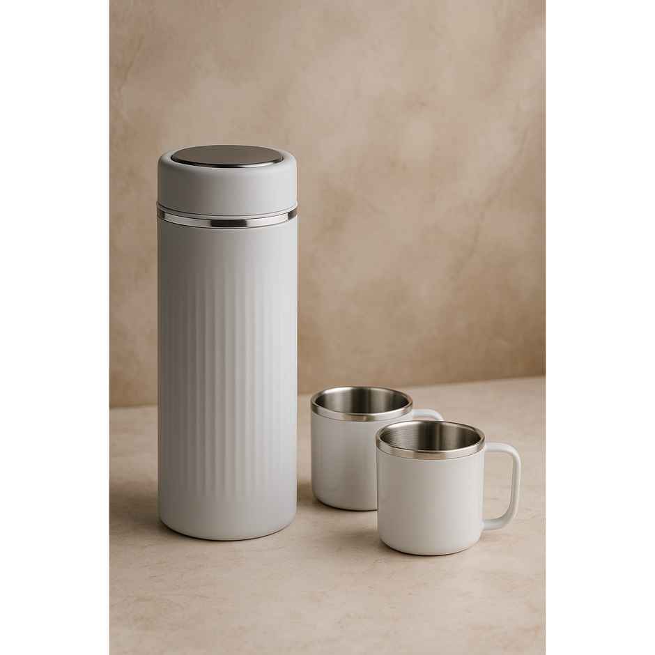 Sugar Homeware Hydro Sip Double Wall Hot & Cold Bottle | Blue