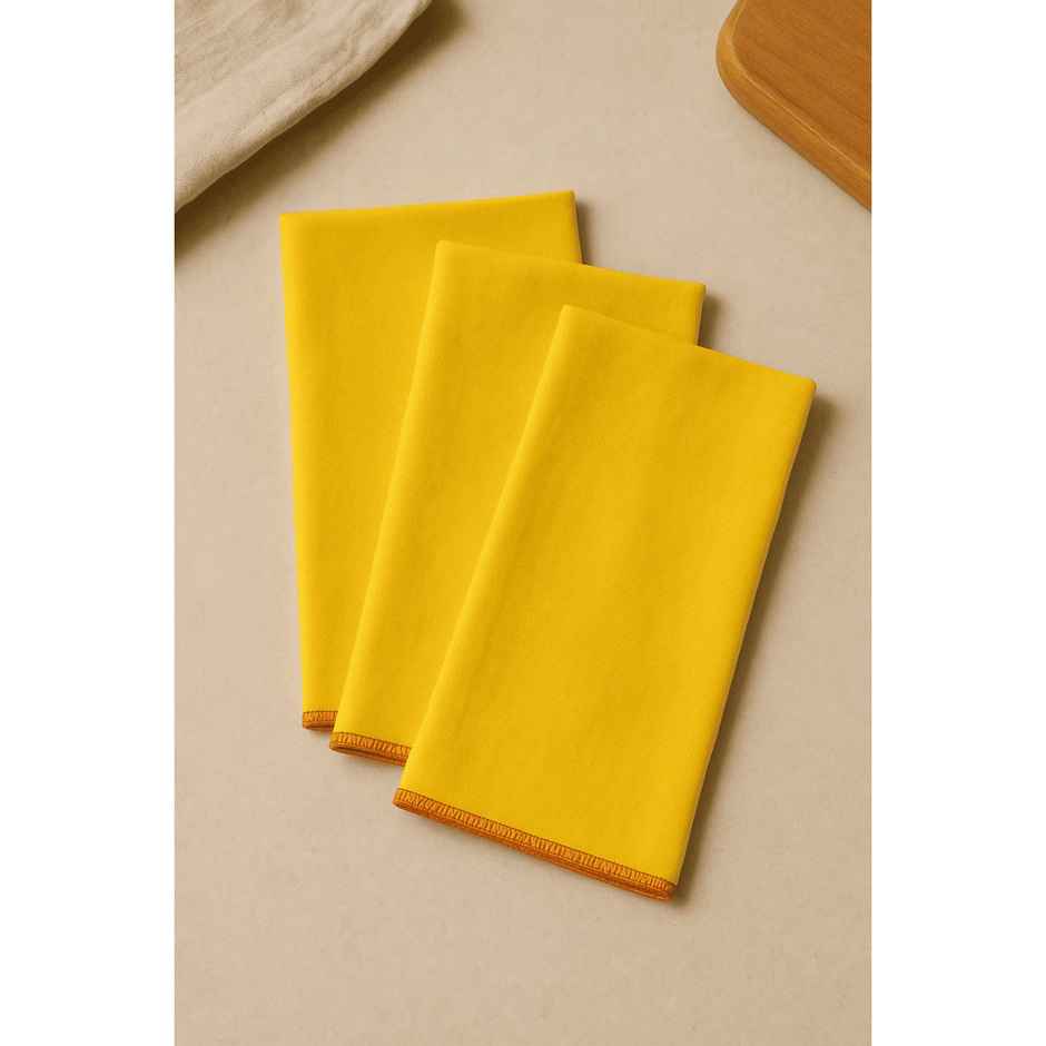 HD Creations Yellow Duster (Pack Of 3)