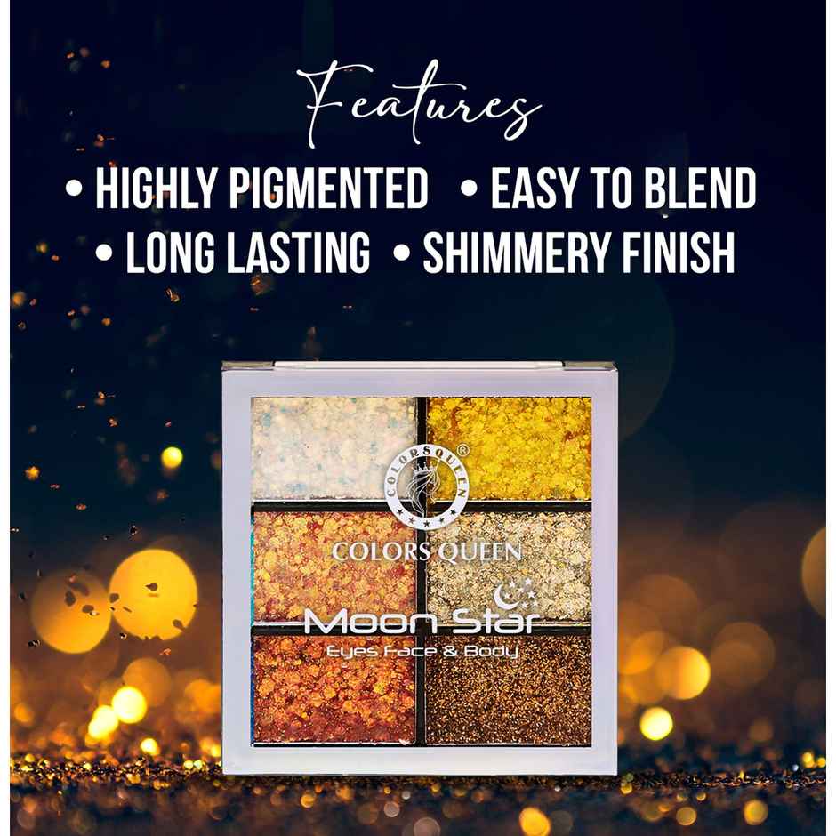 Colors Queen Moon Star Eyes Face And Body Makeup Palette