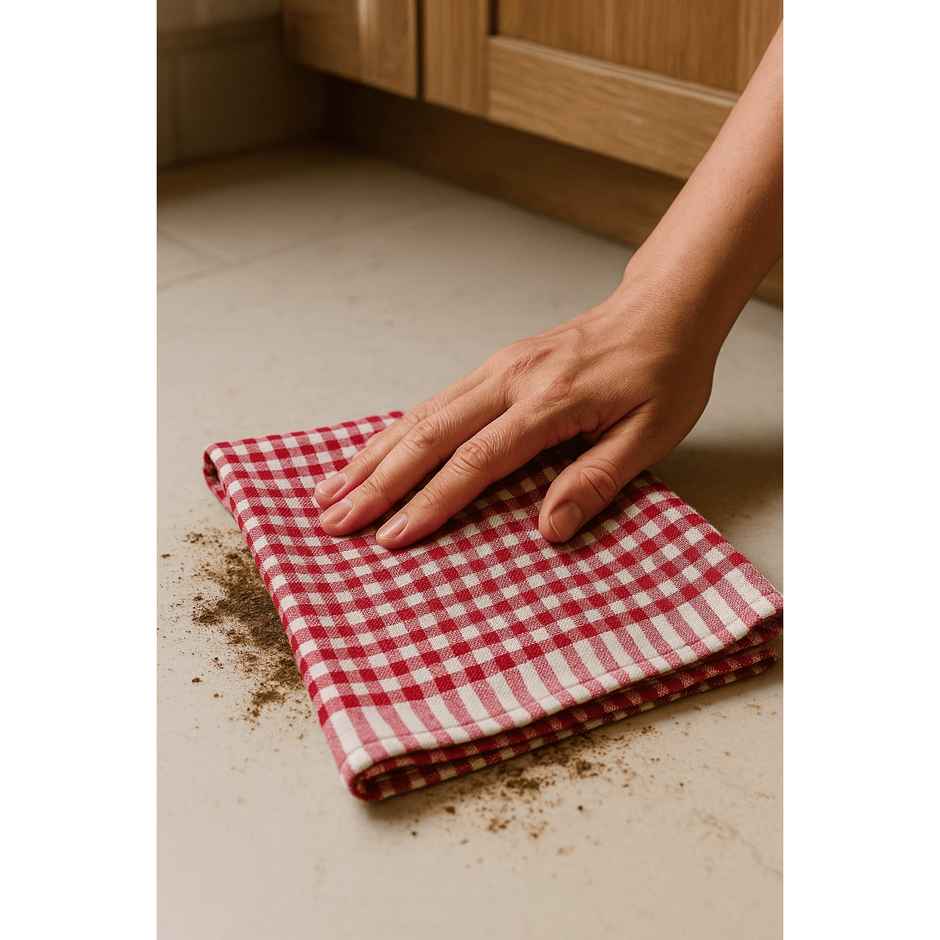 HD Creations Check Duster | Pack Of 4