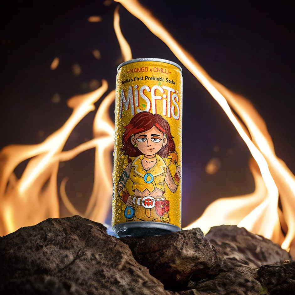 Misfits Prebiotic Soda Mango X Chilli Ms. Aambush