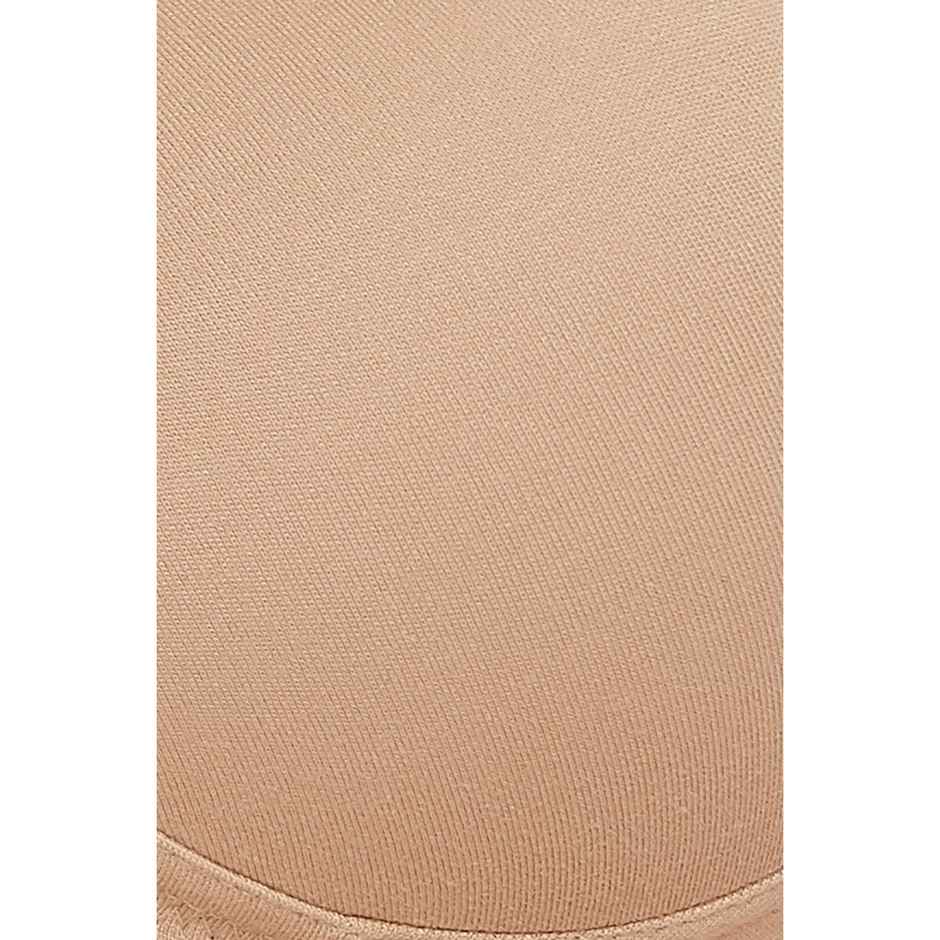 Clovia Women Padded Non-Wired Full Coverage T-Shirt Bra - Cotton Rich | Beige | 34D