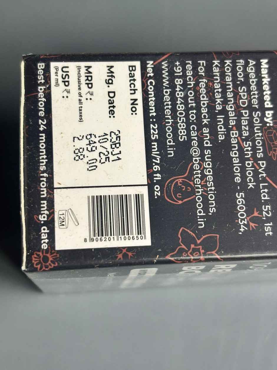 Betterhood 10% Magnesium Recovery Body Lotion for Sleep Support