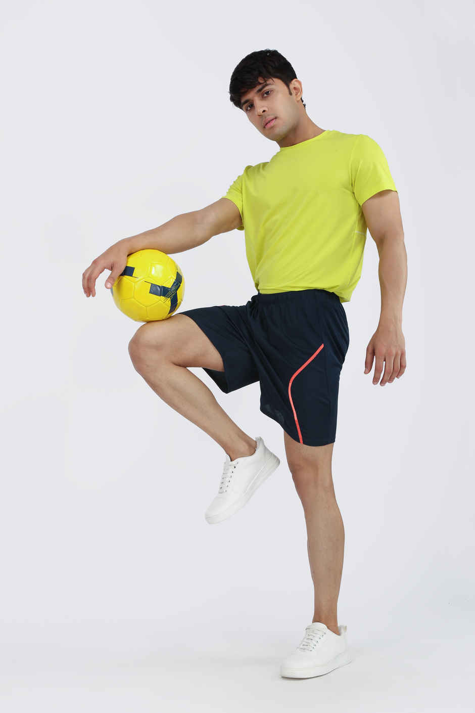 Dida Men's Sports Short | Regular Comfortable Stretchable Dry-Fit - XL | Navy